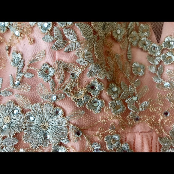 Faviana Light Pink Prom Dress - Picture 3 of 6